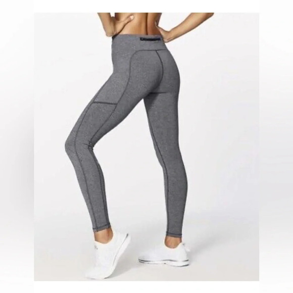 Lululemon speed up mid rise tights, grey size 4 - Picture 1 of 15